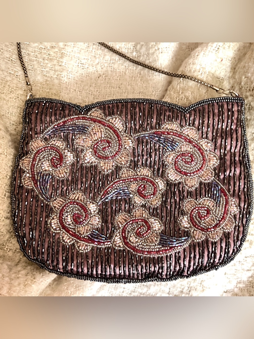 Vintage La Regale beaded evening purse/clutch
